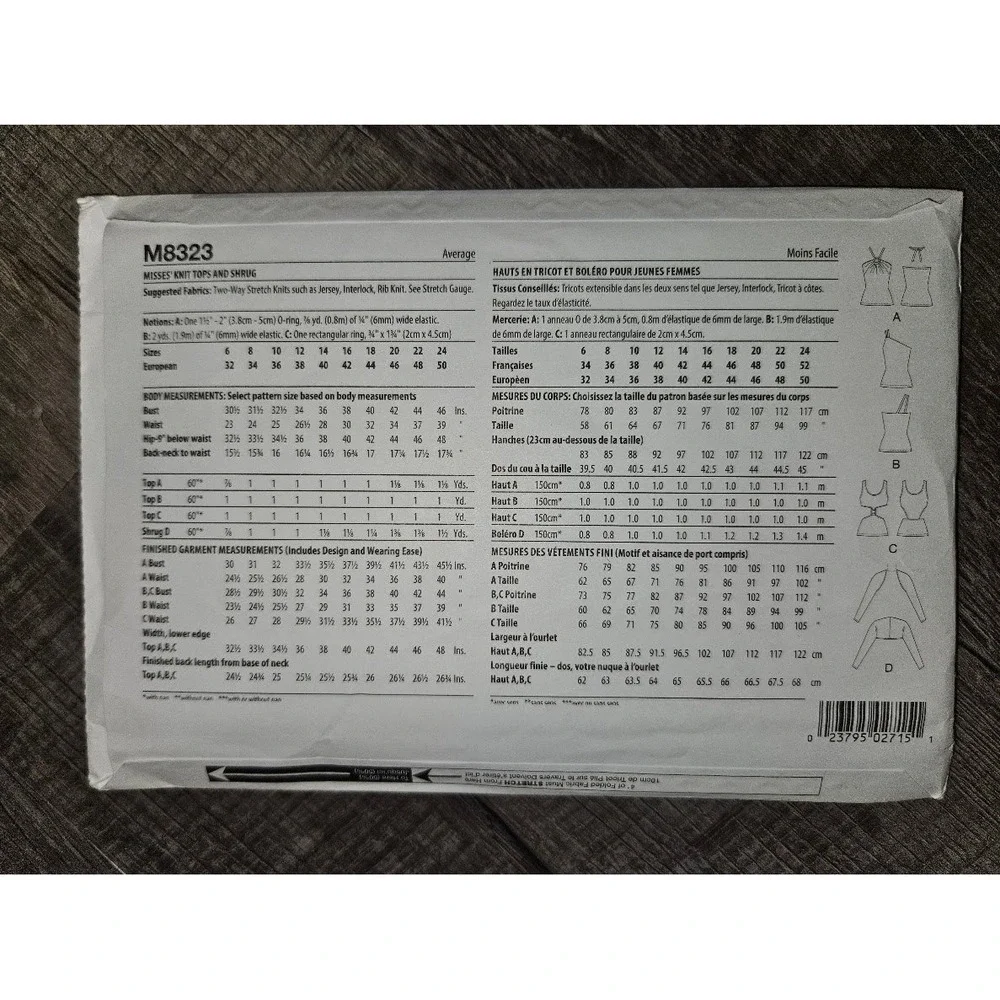 McCalls mccall m8323